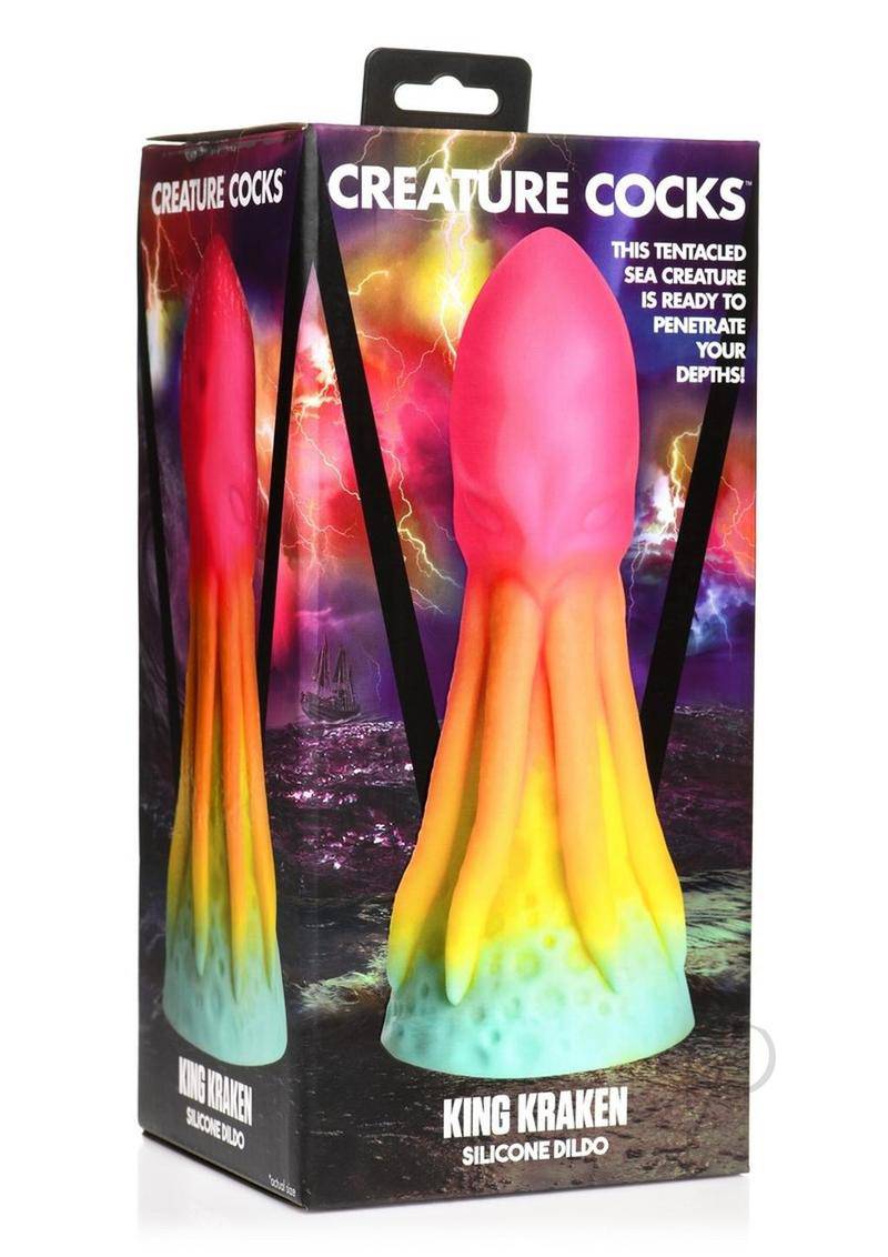 King Kraken Silicone Dildo - Multicolor - Chambre Rouge