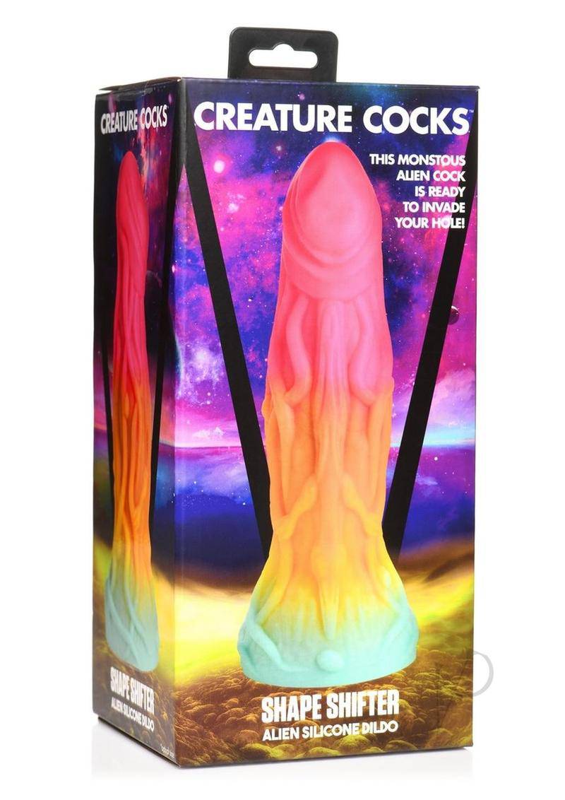 Shape Shifter Alien Silicone Dildo - Multicolor - Chambre Rouge