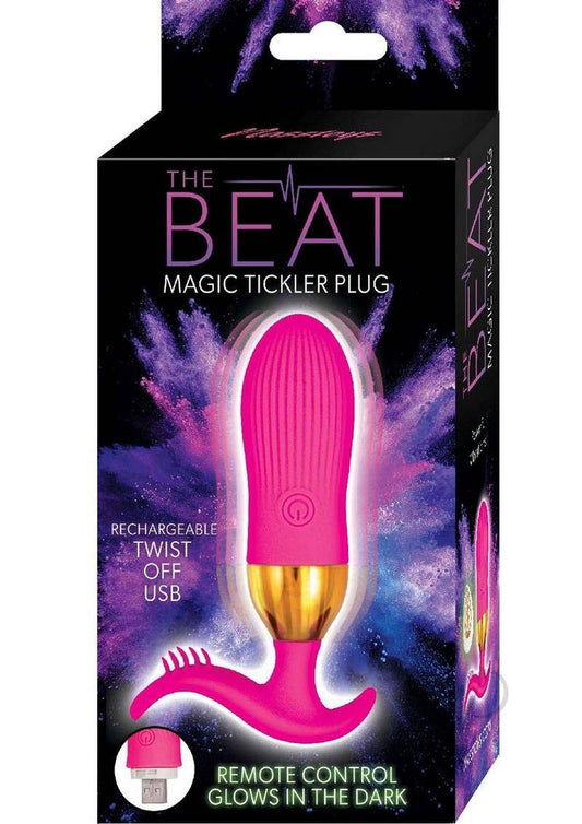 The Beat Magic Tickler Rechargeable Silicone Plug - Pink - Chambre Rouge