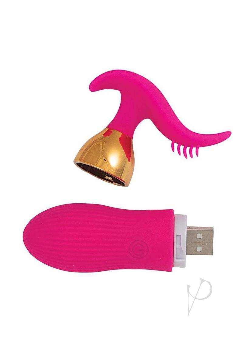 The Beat Magic Tickler Rechargeable Silicone Plug - Pink - Chambre Rouge