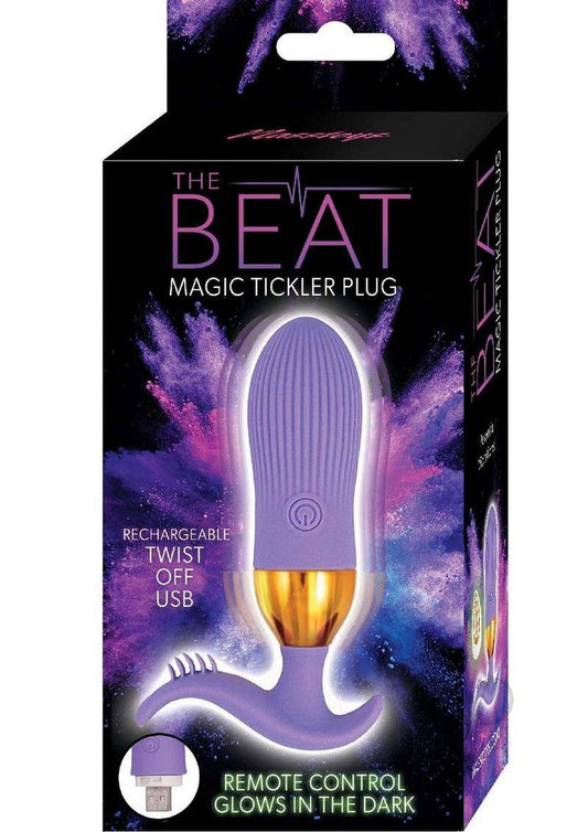 The Beat Magic Tickler Rechargeable Silicone Plug - Purple - Chambre Rouge
