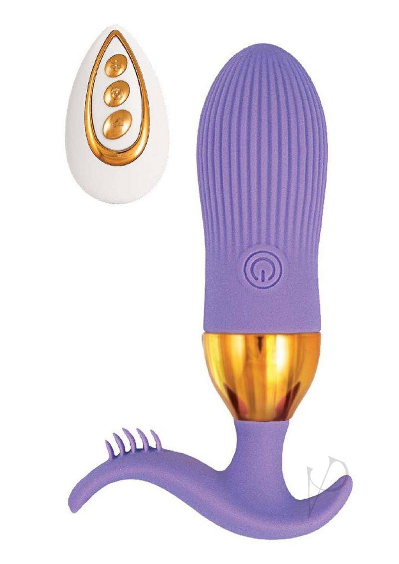 The Beat Magic Tickler Rechargeable Silicone Plug - Purple - Chambre Rouge