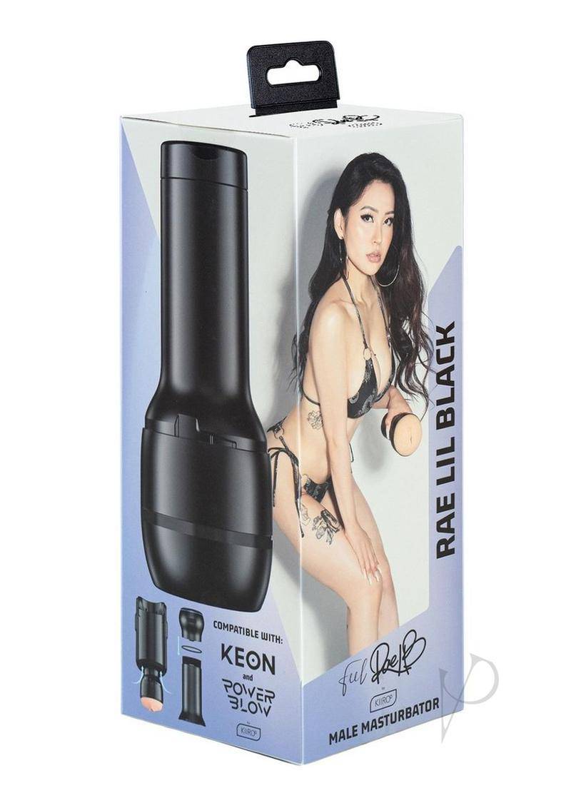 Kiiroo Feel Rae Lil Black Pussy Stroker - PBC - Vanilla - Chambre Rouge