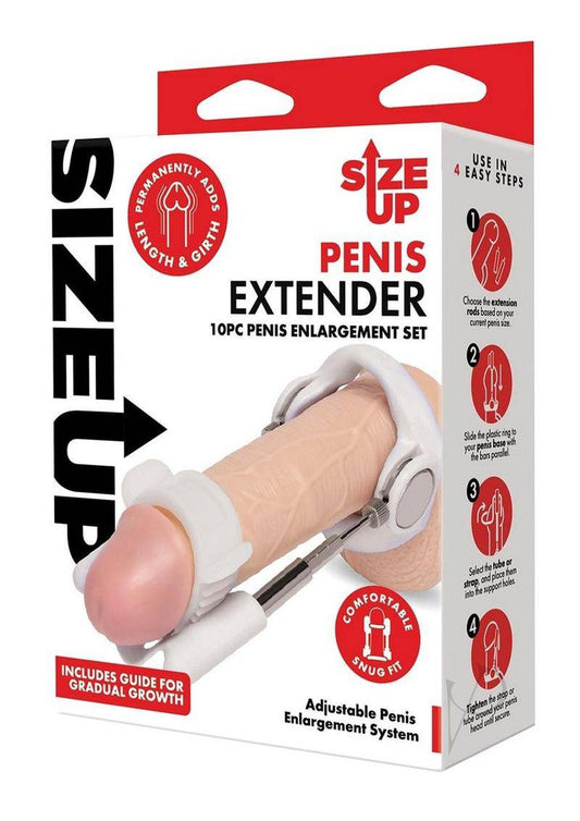 Advanced Penis Stretcher System - White - Chambre Rouge