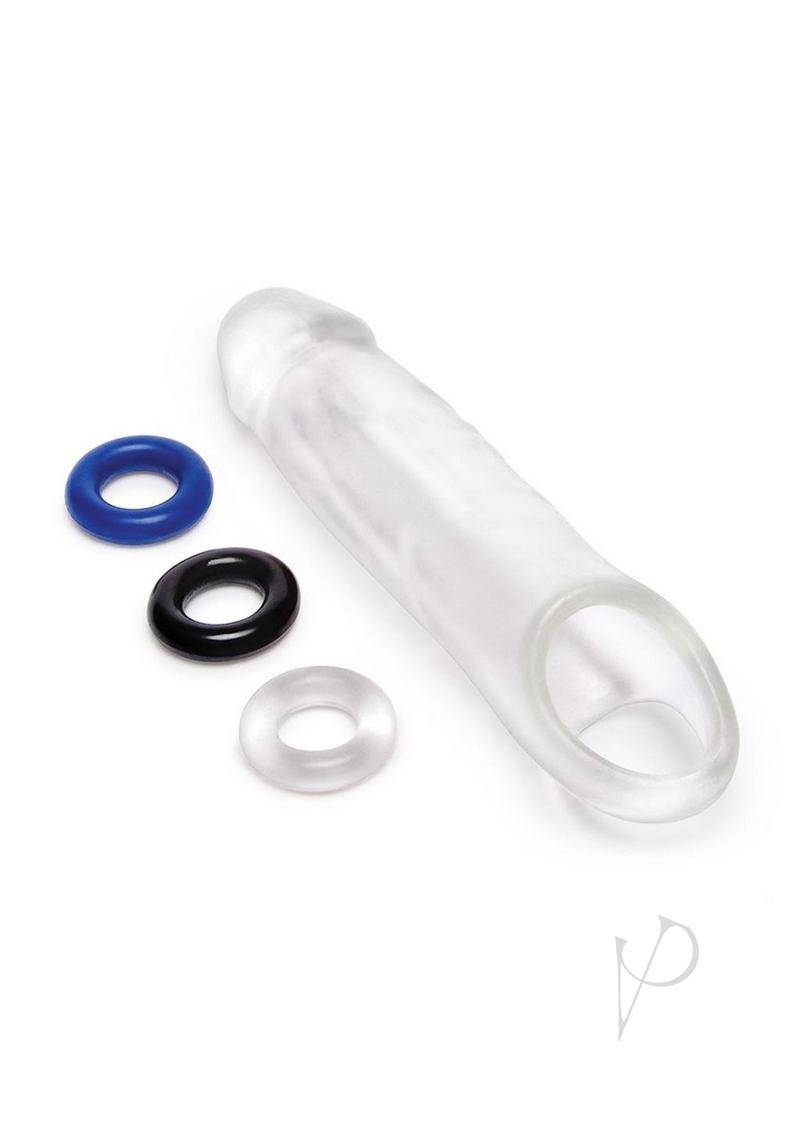 Classic Clear View Penis Extender with Ball Loop 1in - Chambre Rouge