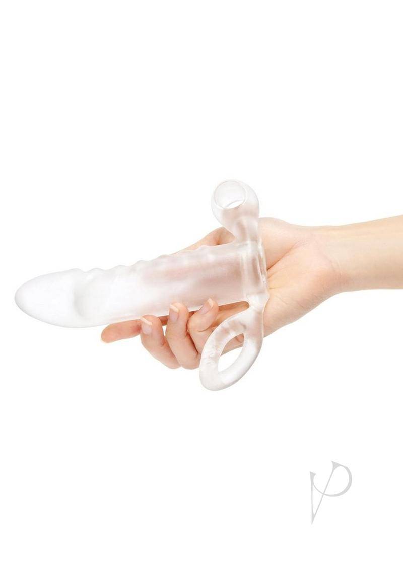 Size Up Clear View Vibrating Penis Extender 2in - Chambre Rouge