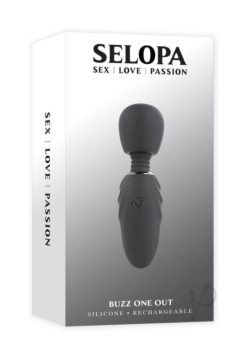 Selopa Buzz One Out Mini Wand - Black - Chambre Rouge