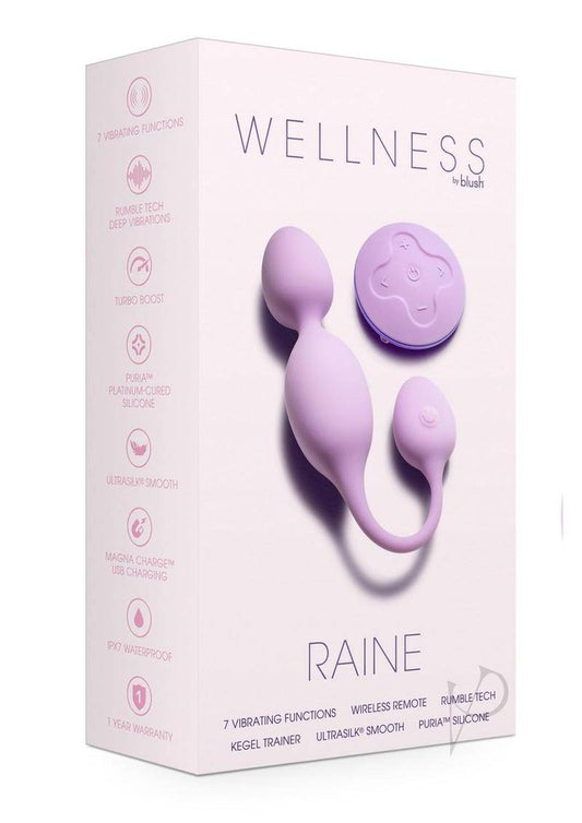 Rechargeable Silicone Vibrating Kegel Ball with Remote - Lilac - Chambre Rouge