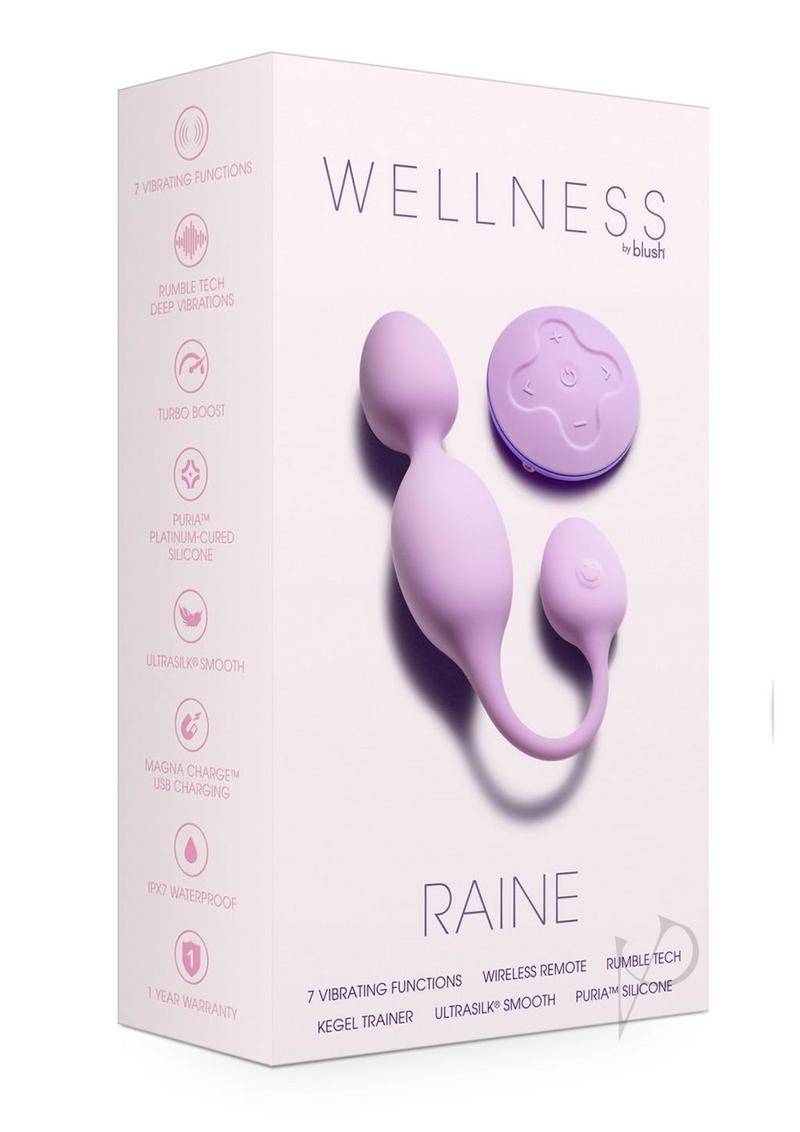 Rechargeable Silicone Vibrating Kegel Ball with Remote - Lilac - Chambre Rouge