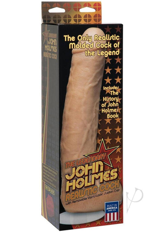 Legendary John Holmes Realistic Cock 9.5in - Vanilla - Chambre Rouge