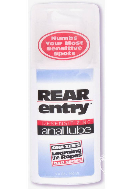 Rear Entry Anal Lube 3.4 Oz - Chambre Rouge