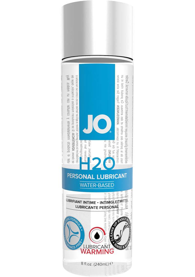 JO H2O Water Based Warming Lubricant 8oz