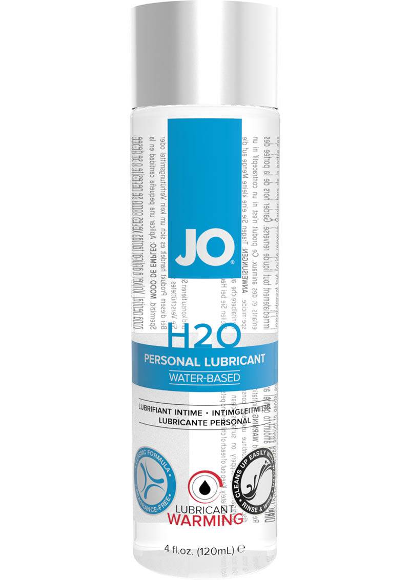 JO H2O Water Based Warming Lubricant 4oz