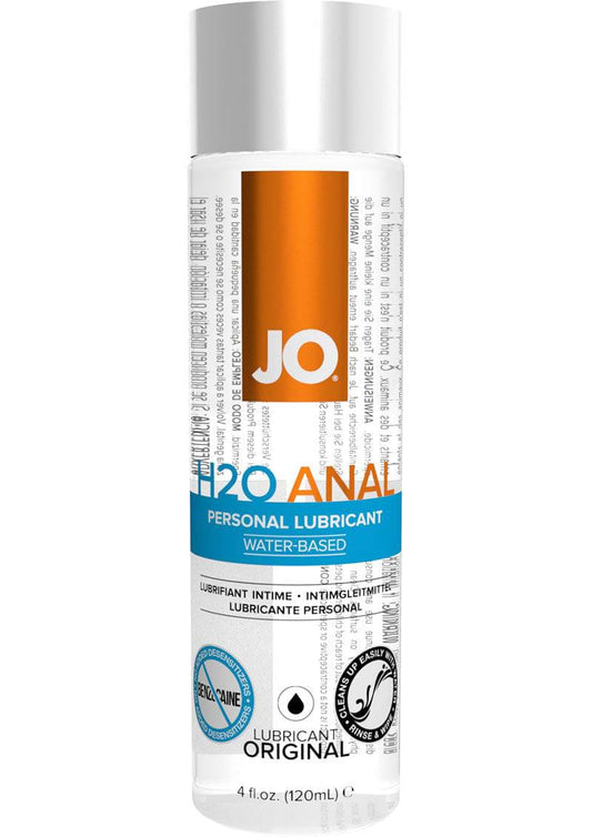 Jo Anal H2o Lube Original 4oz - Chambre Rouge