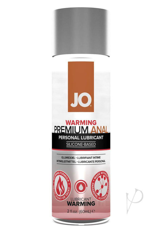 JO Premium Anal Silicone Warming Lubricant 2oz