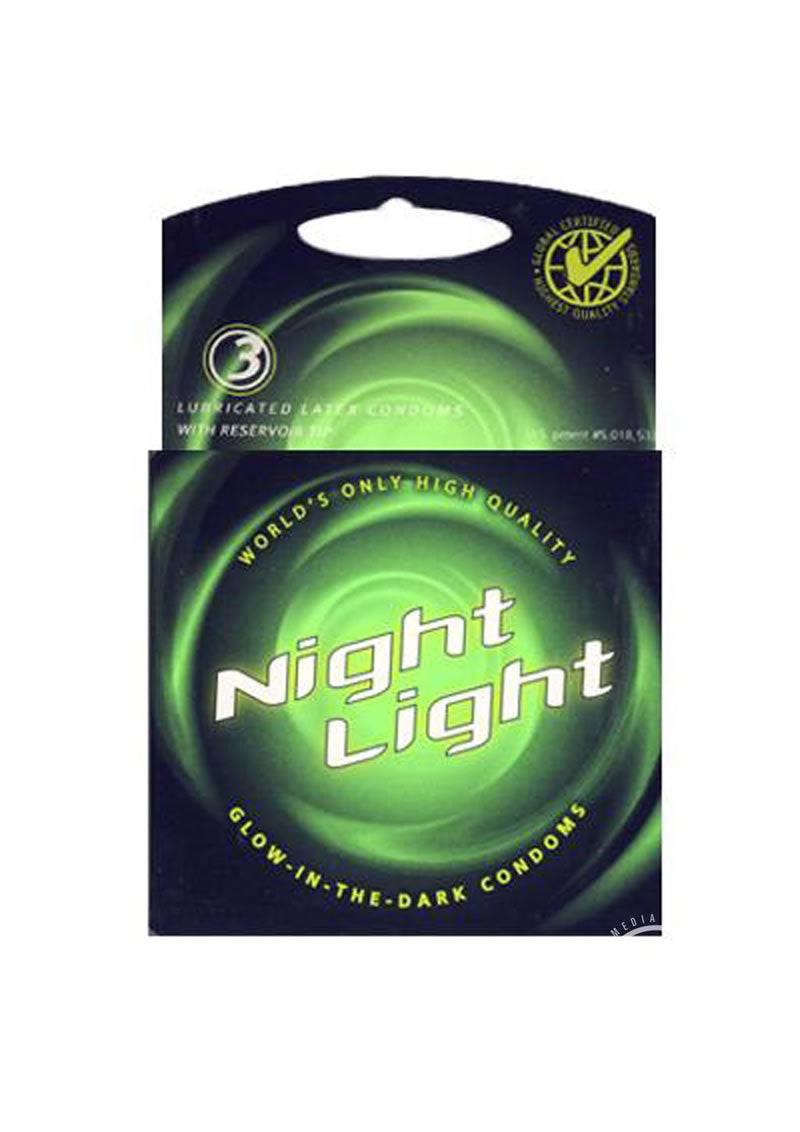 Night Light Condoms 3`s - Chambre Rouge