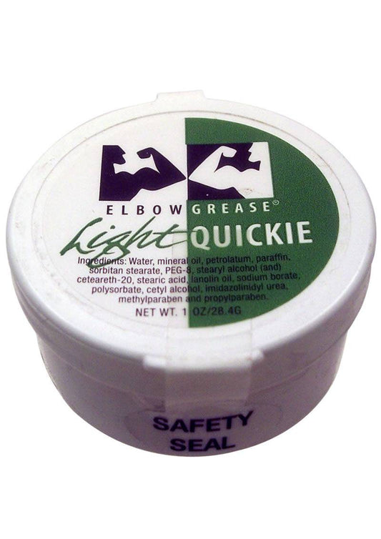 Elbow Grease Light Quickie Cream Lubricant 1 Ounce