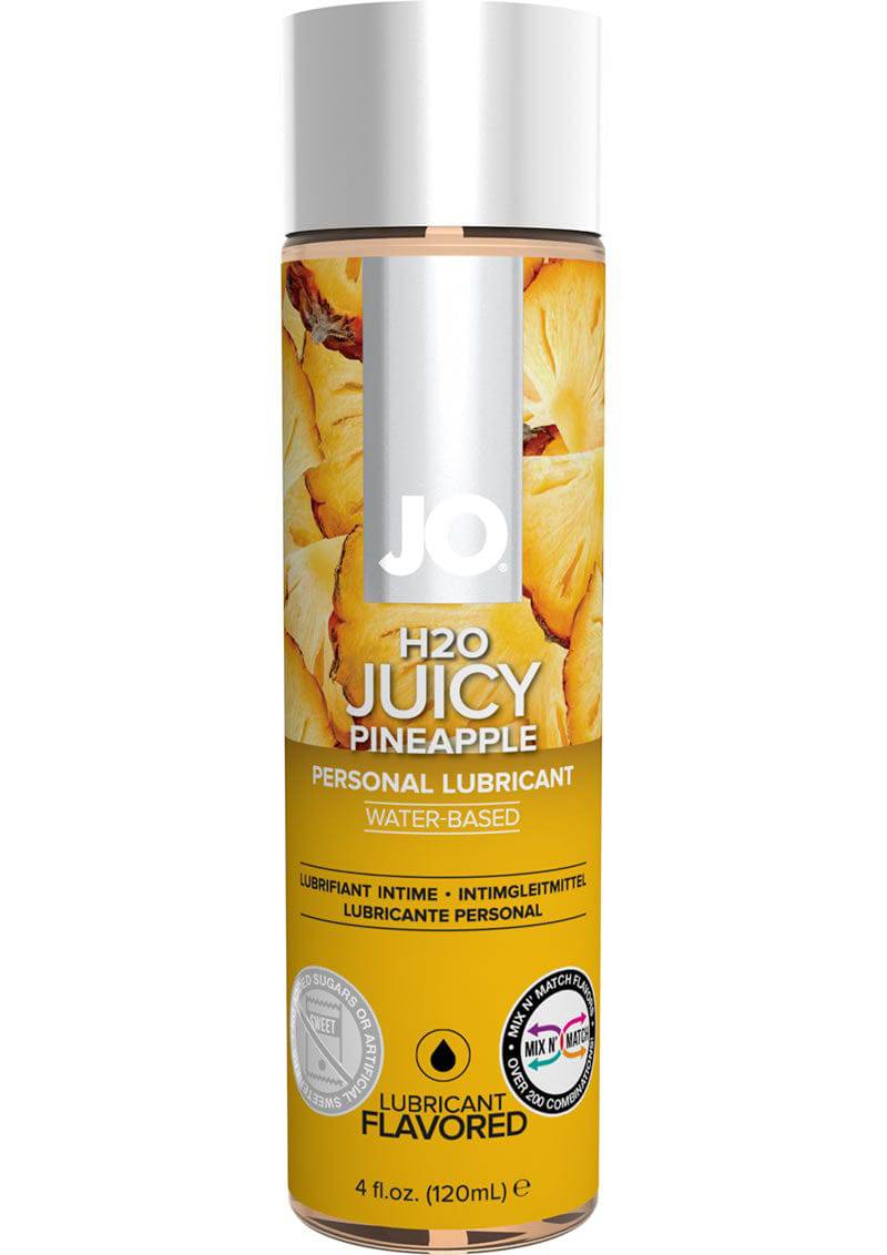 Jo H2o Flavor Lube Juicy Pineapple 4oz - Chambre Rouge