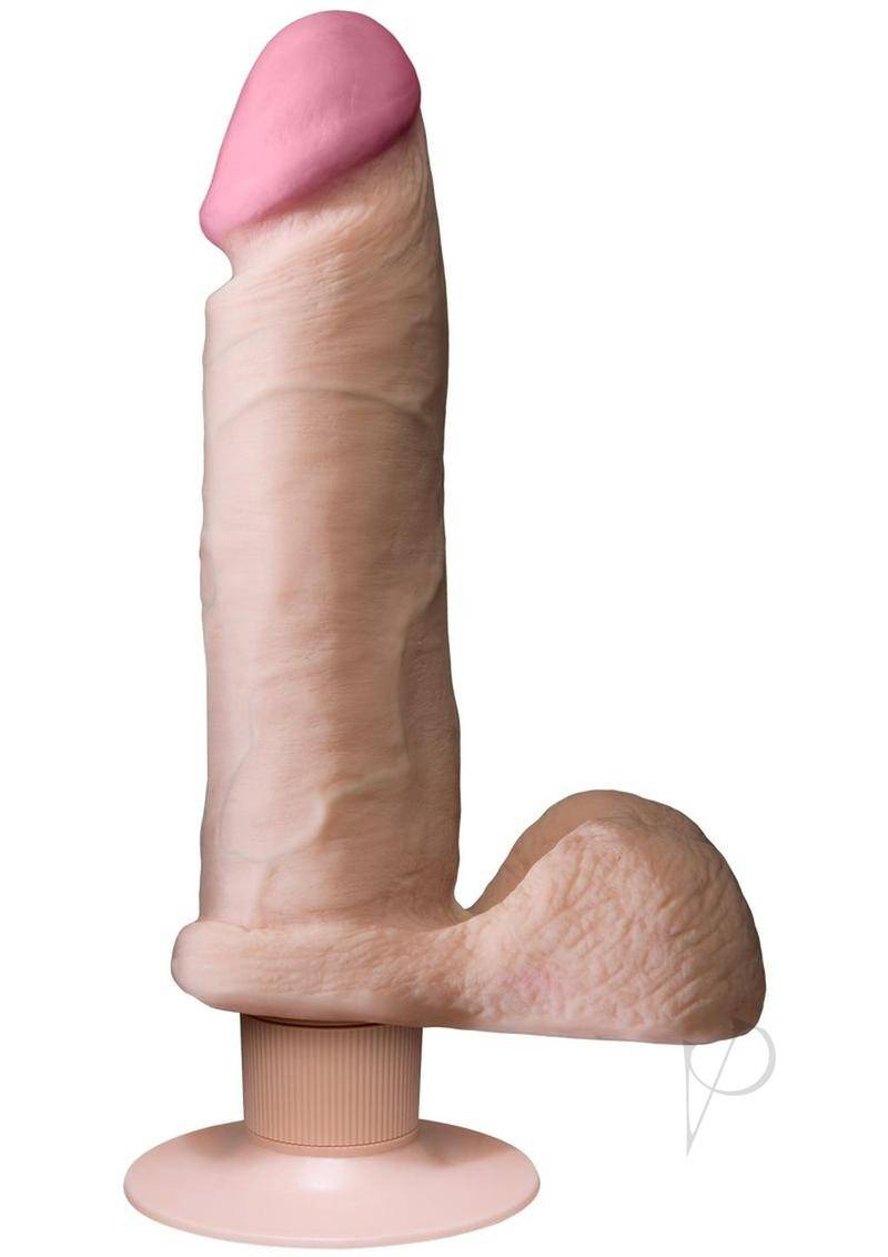 The Vibro Realistic Cock 8 Cock White-1