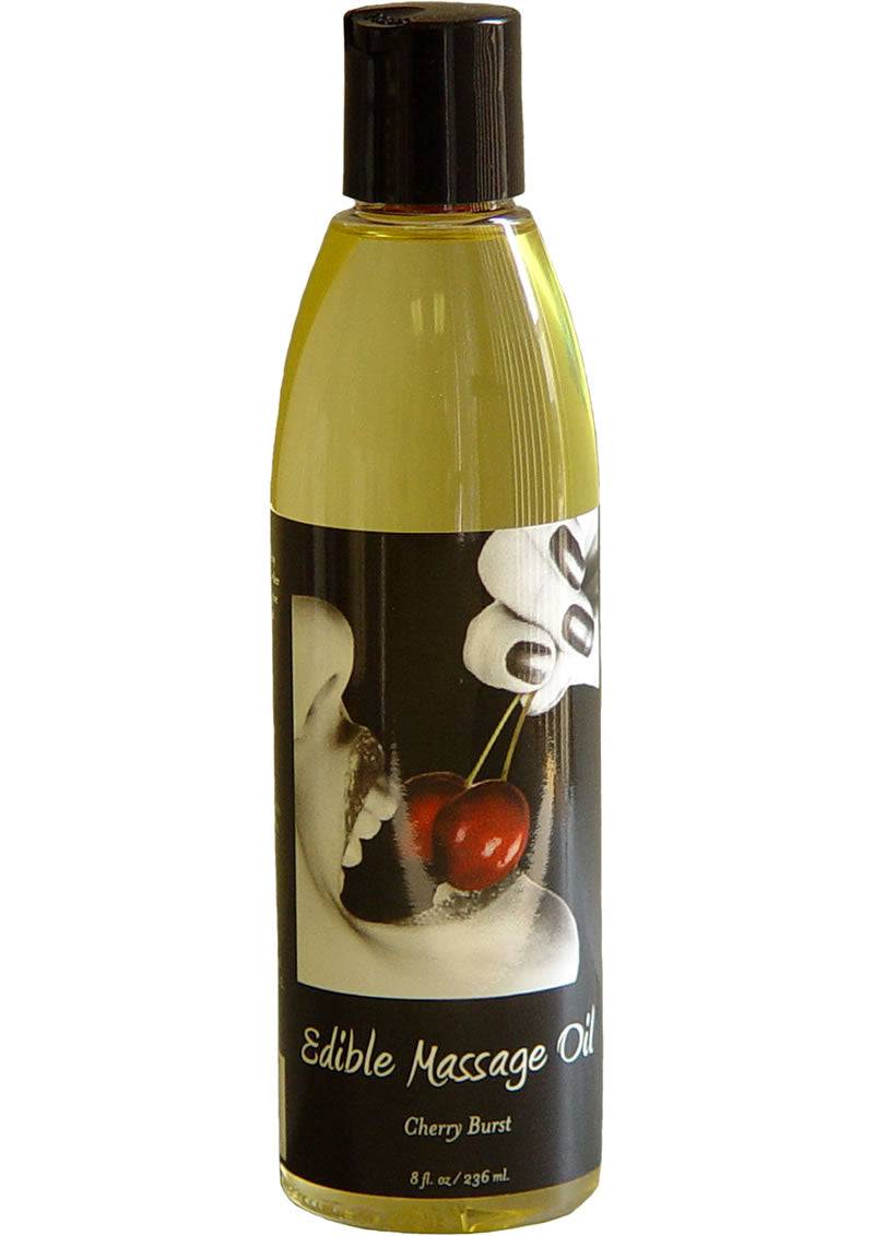 Edible Massage Oil Cherry 8oz - Chambre Rouge