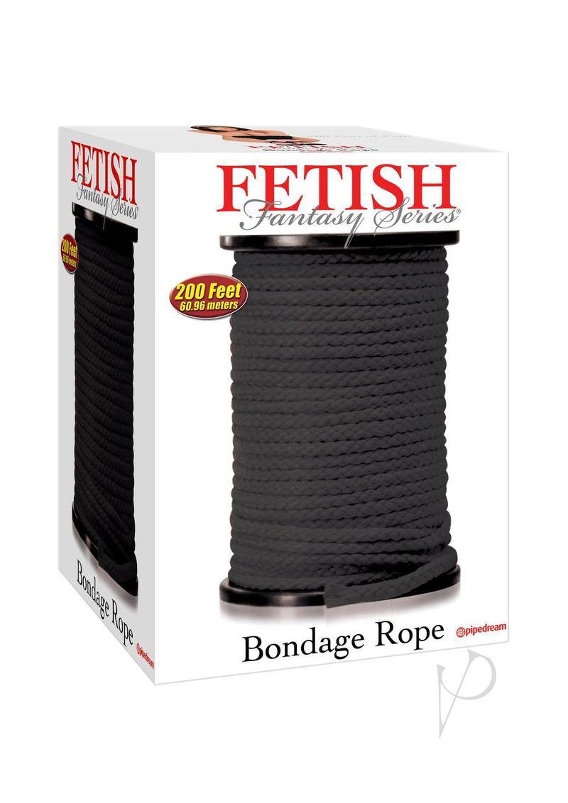 Ff Bondage Rope 200ft Black - Chambre Rouge