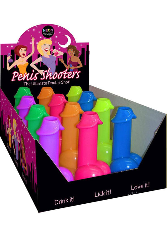 Neon Penis Shooters Counter Display (12 per display)