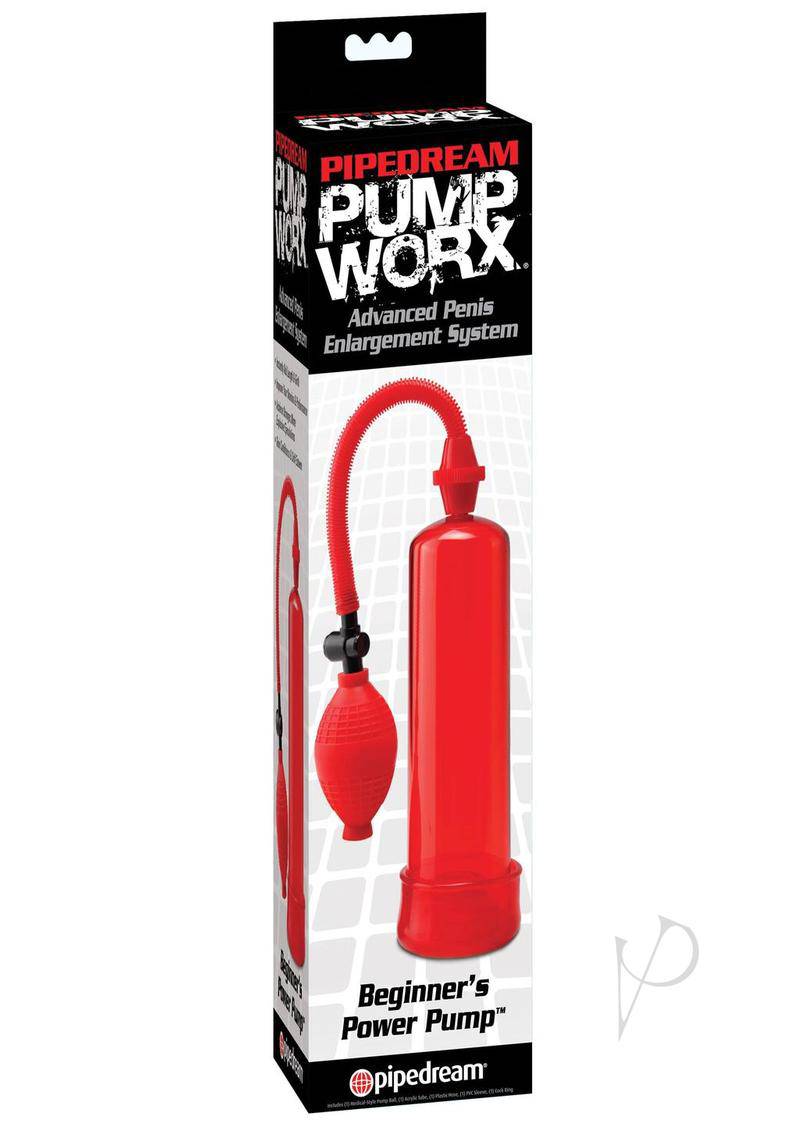 Pump Worx Beginners Power Pump - Red - Chambre Rouge