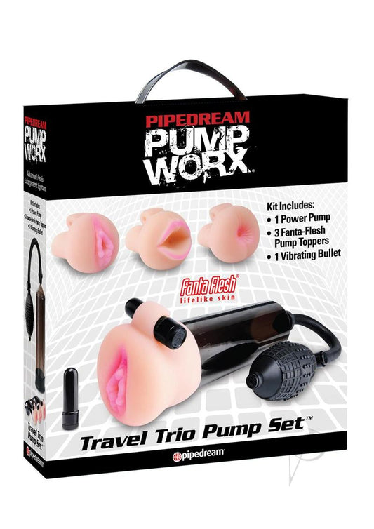 Pump Worx Travel Trio Set - Chambre Rouge