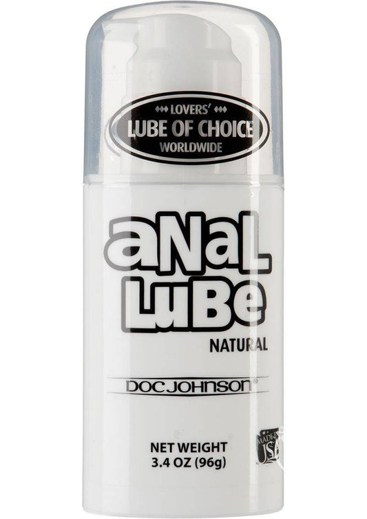 Anal Lube Natural Airless Pump 3.4oz - Chambre Rouge