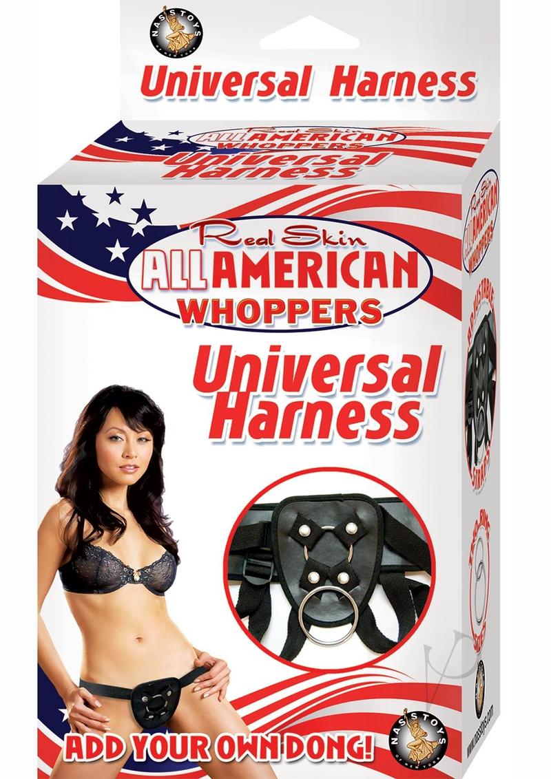 All American Whoppers Harness Black - Chambre Rouge