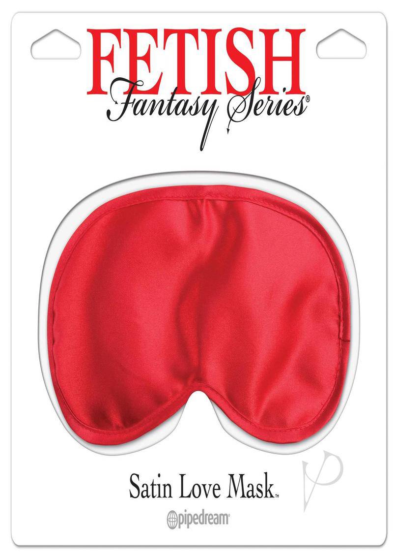 Ff Satin Love Mask Red - Chambre Rouge