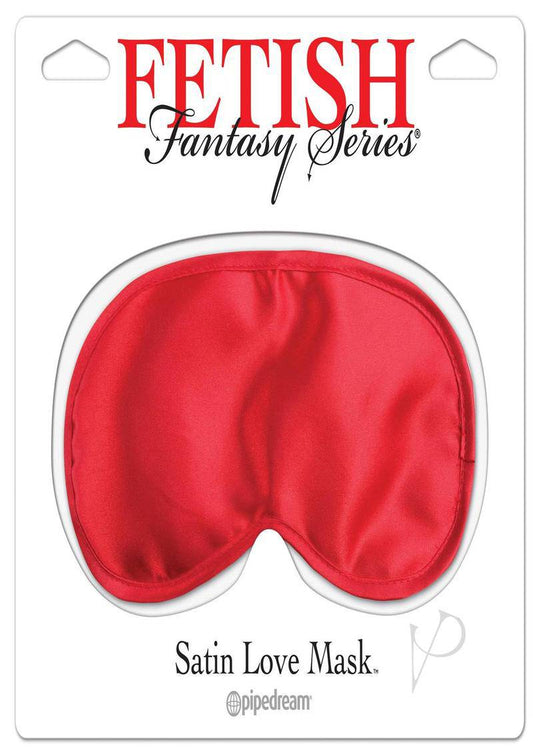 Ff Satin Love Mask Red - Chambre Rouge