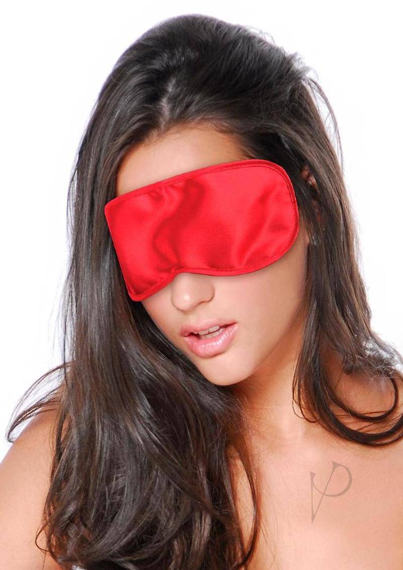 Ff Satin Love Mask Red - Chambre Rouge