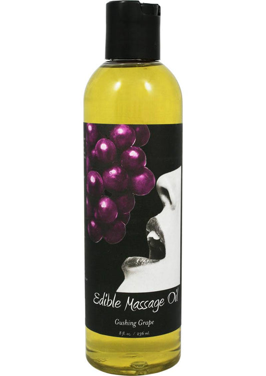 Edible Massage Oil Grape 8oz - Chambre Rouge