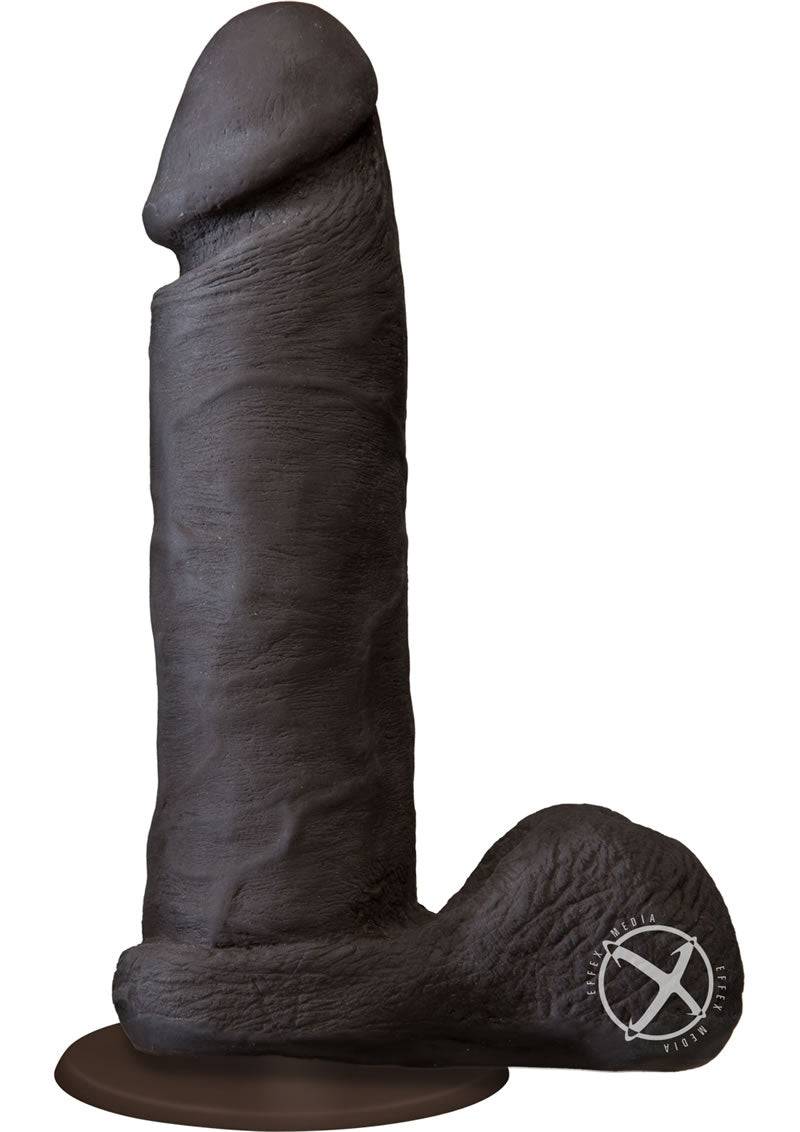 The Realistic Cock Ur3 W/balls 6 Black-1