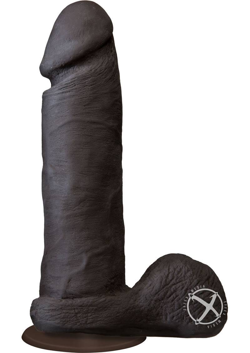 The Realistic Cock Ur3 W/balls 8 Black-1