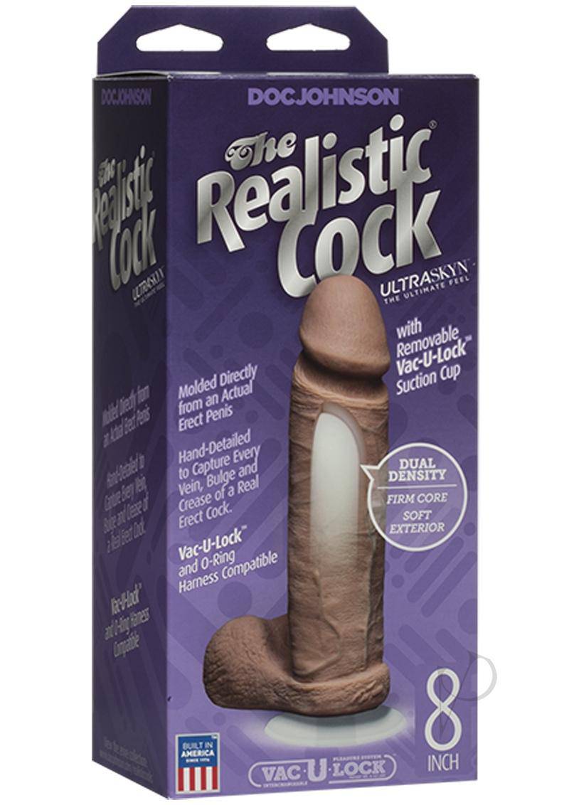 The Realistic Cock Ur3 W/balls 8 Carmel - Chambre Rouge