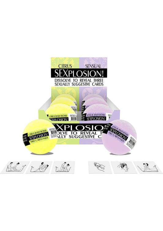 Sexplosion! Bath Bombs 6/display - Chambre Rouge