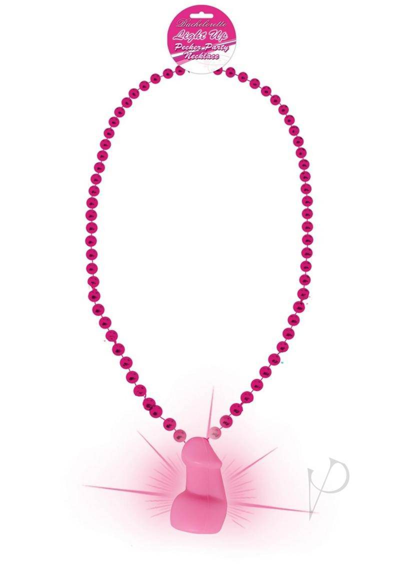 Bachelorette Party Light Up Pecker Party Necklace