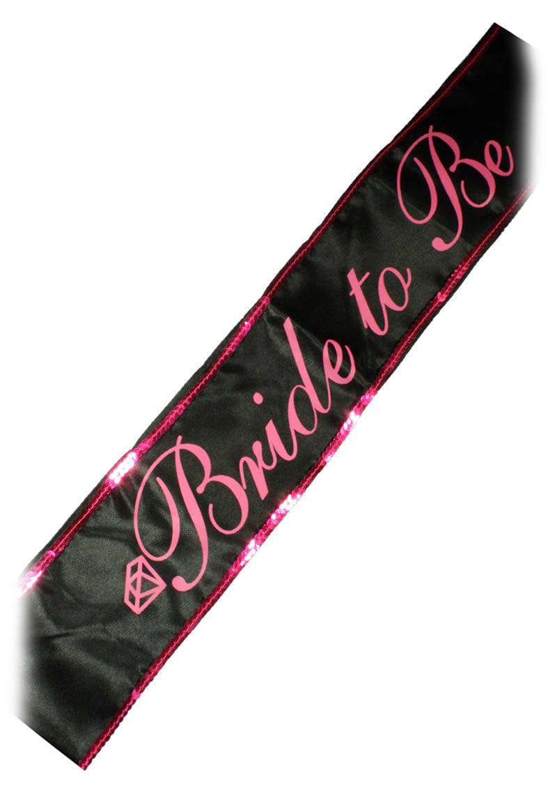 Bride To Be Black Sash - Chambre Rouge