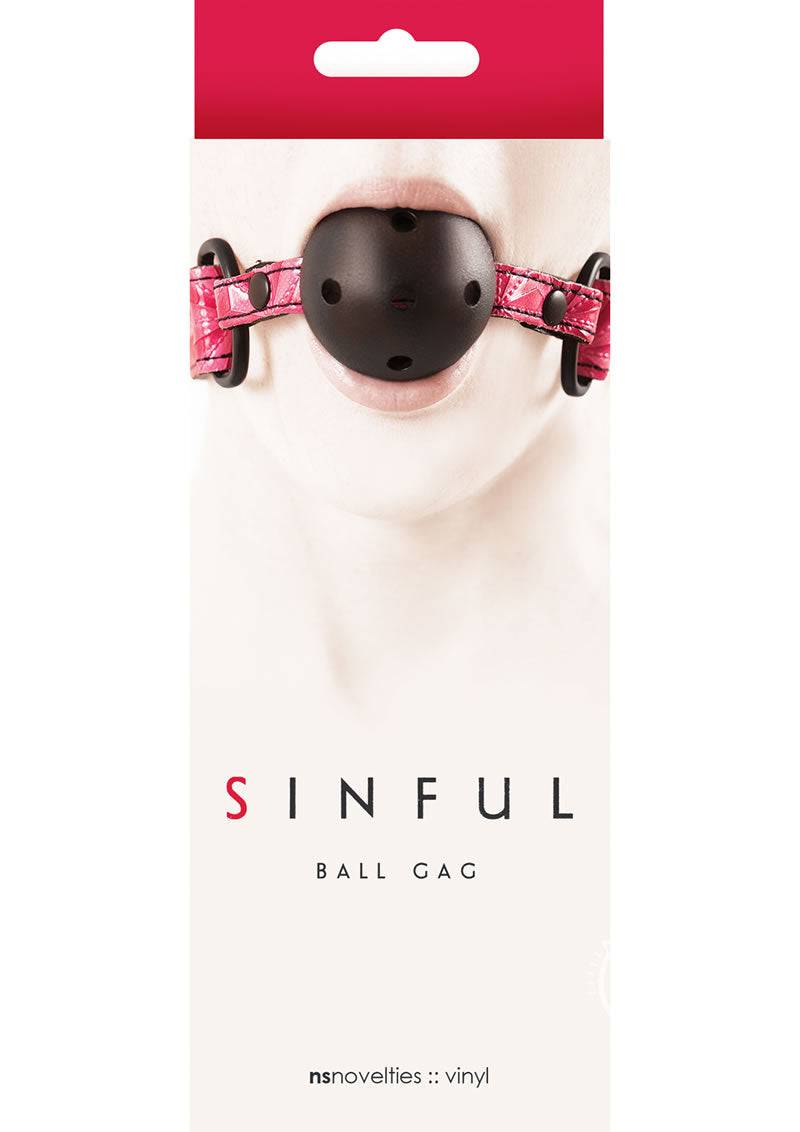 Sinful Ball Gag Pink - Chambre Rouge