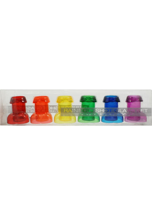 Rainbow Shot Glass Set (6)