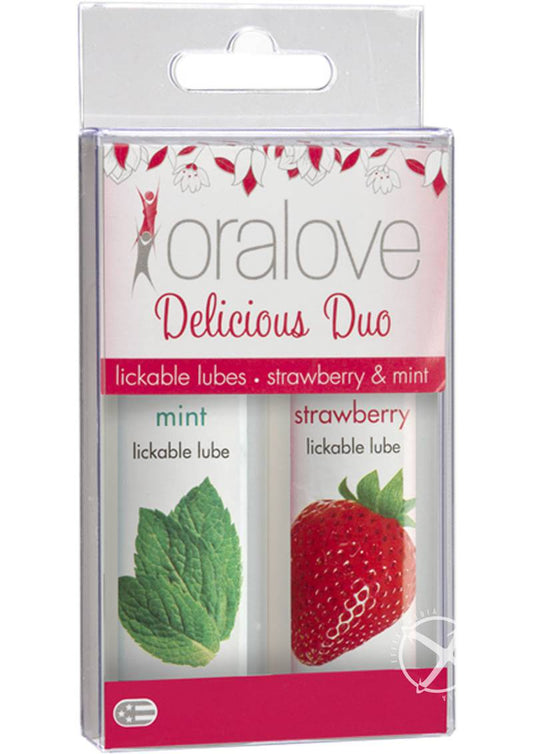 Oralove Delicious Duo Strawbery/mint Set - Chambre Rouge