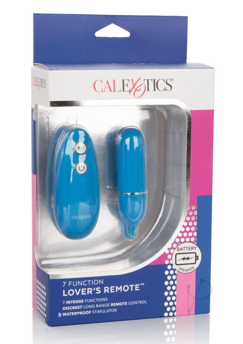 7 Function Lovers Remote Blue - Chambre Rouge