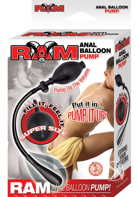 Ram Anal Balloon Pump Black - Chambre Rouge