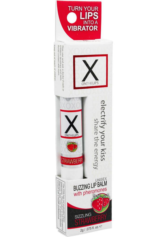 X On The Lips Sizzling Strawberry - Chambre Rouge