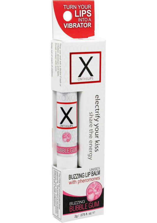 X On The Lips Buzzing Bubble Gum - Chambre Rouge