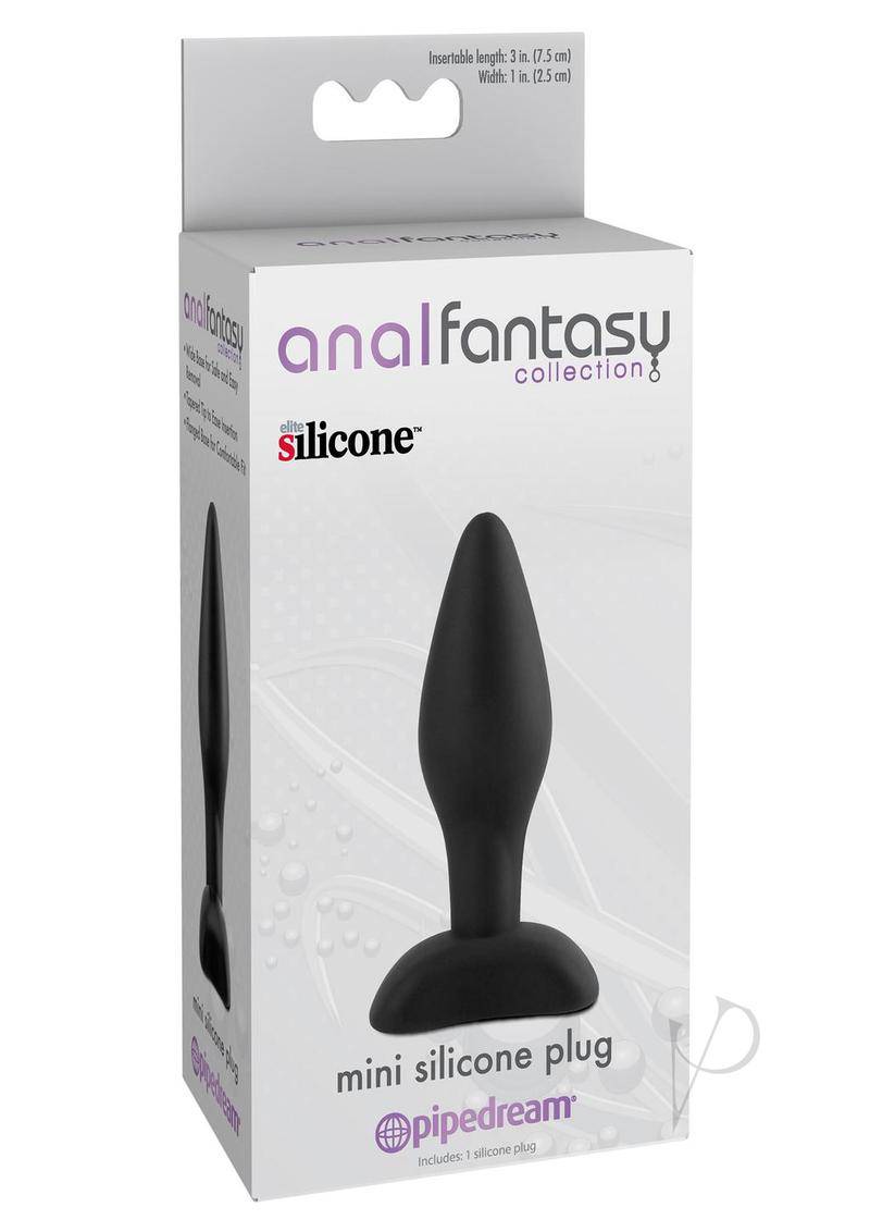 Afc Mini Silicone Plug Black - Chambre Rouge