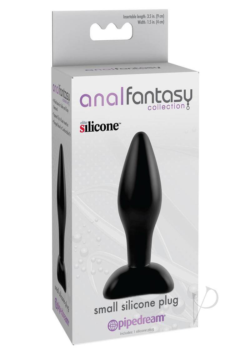 Afc Small Silicone Plug Black - Chambre Rouge