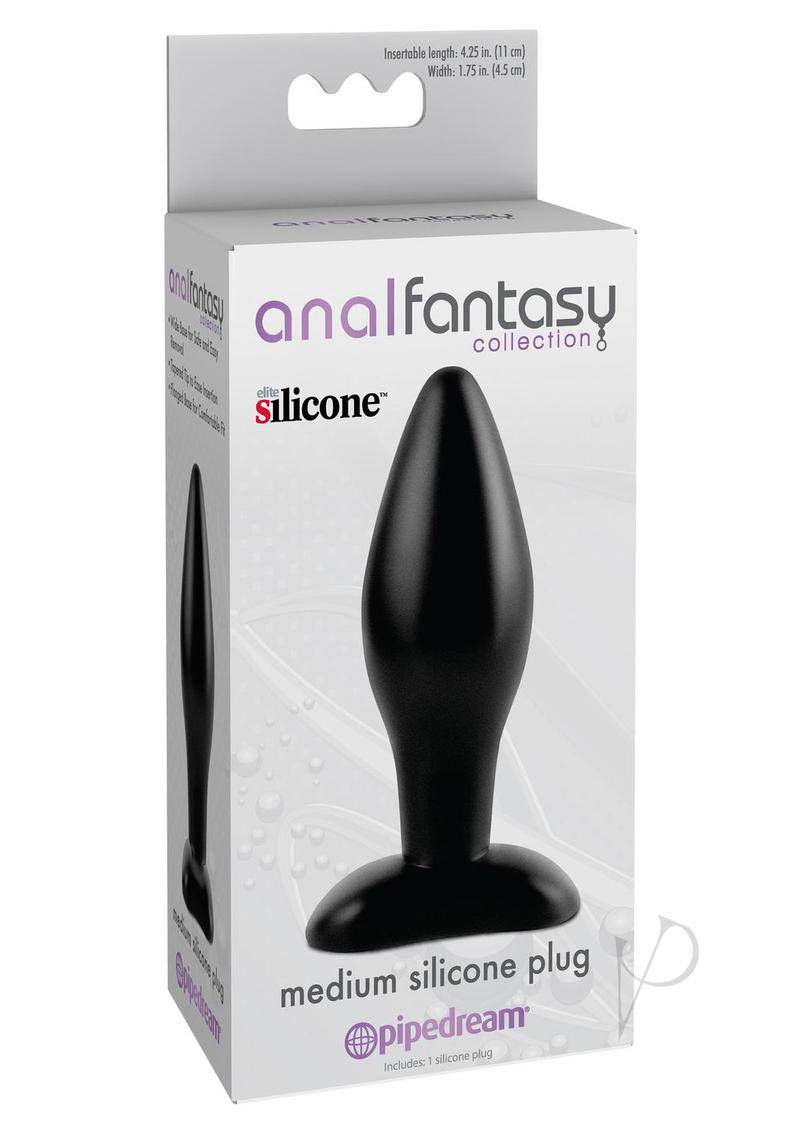 Afc Medium Silicone Plug Black - Chambre Rouge